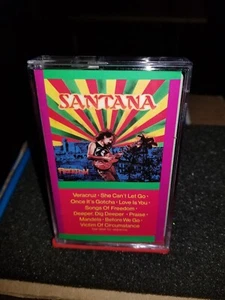 Santana "Freedom" 1987 (Cassette Tape) πΌ Latin Rock Carlos Santana CBS TESTED - Picture 1 of 7
