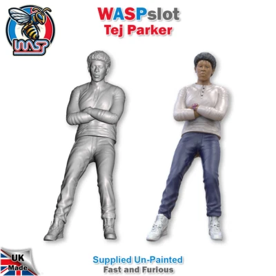 Tej Parker Fast and Furious Unpainted Figure 1:24 Scale Wasp TP 24 - Image 1 of 2