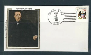 USA Presidents / Grover Cleveland . ( NOT A FDC ). Colorano Silk Cachet - Picture 1 of 1