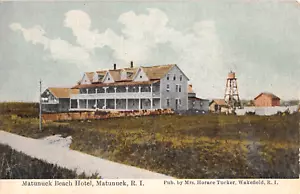 1911 Matunuck Beach House Matunuck RI cartolina postale - Foto 1 di 2