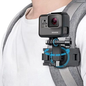 Camola Backpack Shoulder Strap Mount Camera Clip Shoulder Mount for GoPro 11 10