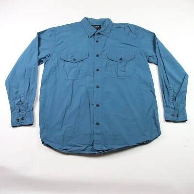 C.C. Filson Button Down Blue Shirt Long Sleeve Lightweight Size Large - Image 1 of 4
