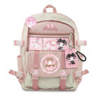 Melody Cinnamoroll Kuromi Purin Backpack Large Capacity Schoolbag Girl Gift Kid