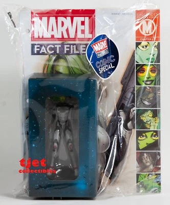 Marvel Fact Files Cosmic Special Gamora Figurine & Magazine Eaglemoss 2016 New - Image 1 of 4