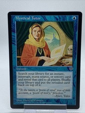 MTG Mystical Tutor Mirage Vintage Magic NM Blue Instant Search Your Library EDH