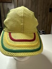 Carbon Snapback hat, retro, paper-straw, nylon, cotton, mesh, colorful