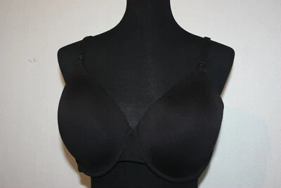 Sujetador de lactancia acolchado con aros cobertura completa negro liso Motherhood Maternity 40E Foto 1 de 4