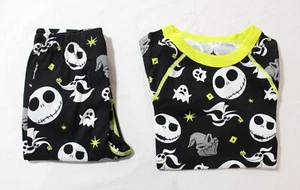 Disney Kid's The Nightmare Before Christmas PJ Pals 2-Pc Set AR8 Black Size 4  - Picture 1 of 11