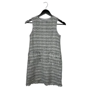 Dolce & Gabbana Boucle Tweed Childrens Girls Shift Dress Size 11 12 Years Grey - Picture 1 of 9