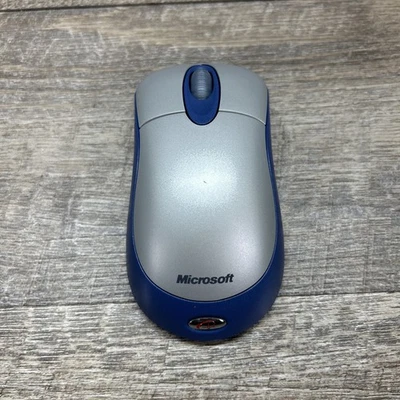 Microsoft X08-72982 Wireless Optical Mouse Blue - NO RECEIVER - Image 1 of 4