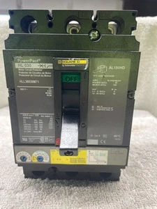 Square D PowerPact H L 030 Circuit Breaker HLL36030M71 30 Amp 600 Volt 3 Pole - Picture 1 of 11