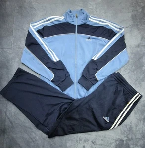 ADIDAS Vintage Tracksuit M | Y2K 90s Retro Jogginganzug | Herren | Hellblau Blau - Bild 1 von 13