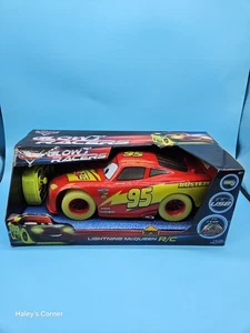 Jada Toys Cars 1:14 Lightning Mcqueen Telecomando Auto Glow Racers - Foto 1 di 5