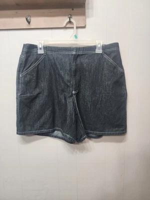 Pantalones Cortos de Jean Liz Claiborne Azul Oscuro Talla 16 Informales Verano Denim Talla Grande C411 Foto 1 de 3