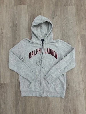 Sudadera con capucha vintage Polo Jeans Co. Ralph Lauren para mujer L logotipo deletreado cremallera Y2K Foto 1 de 4