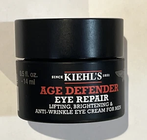 Crema reparadora de ojos antiarrugas Kiehl's Age Defender para hombres 0,5 oz 14 ml nueva - Imagen 1 de 3