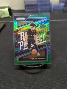 2024 Panini Prizm Draft Picks #8 Tyran Stokes Rated Prospect Prizms Green - Picture 1 of 4