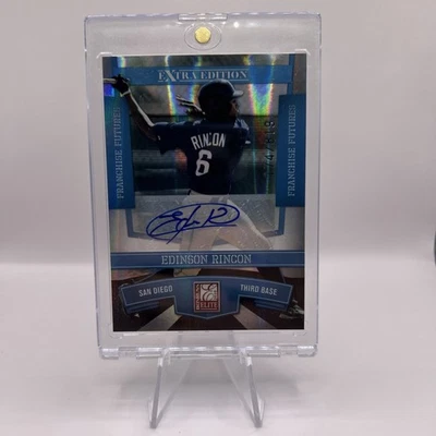 Edinson Rincon 2010 Donruss Elite Extra Edition Franchise Futures Auto /819 #77 - Image 1 of 2