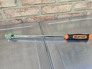 New Matco Tools 3/8” Drive 15” Fixed Head 88 Tooth Ratchet Orange - BFR158X - Picture 1 of 7