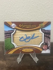 2007 Upper Deck Sweet Spot Signatures Nick Swisher /33 - Picture 1 of 2