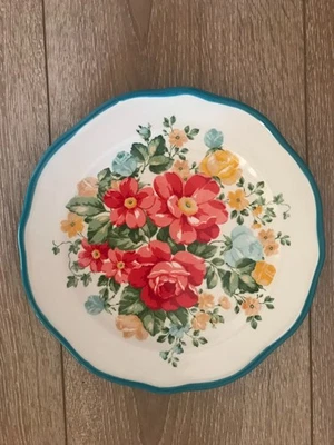Plato de postre ensalada floral vintage Pioneer Woman 8,5" - Repuesto Foto 1 de 2