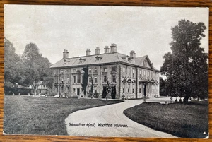 WOOTTON HALL, WOOTTON WAWEN Antique 1916 VALENTINE'S Photograph Postcard - Picture 1 of 2