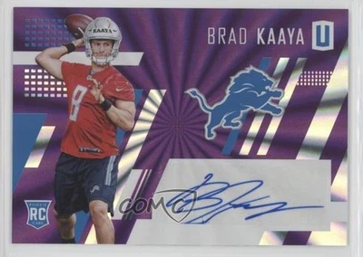 2017 Unparalleled Class of Purple Rainbow Spokes /99 Brad Kaaya Rookie Auto RC - Image 1 of 2