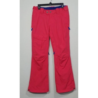 The North Face Freedom women's ski and snow pants, pink M, insulated blue lining - Image 1 of 4