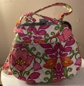 Vera Bradley Lilli Bell Mini Crossbody Purse/Hand Bag Clutch Detachable Strap - Picture 1 of 6