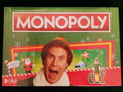 Elf Monopoly Christmas Family Board Game Age 8+ 2-6 Players. SEALED/UNUSED - Image 1 of 4