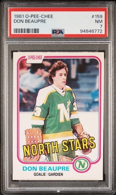 1981 O-PEE-CHEE 159 DON BEAUPRE PSA 7 - Image 1 of 1