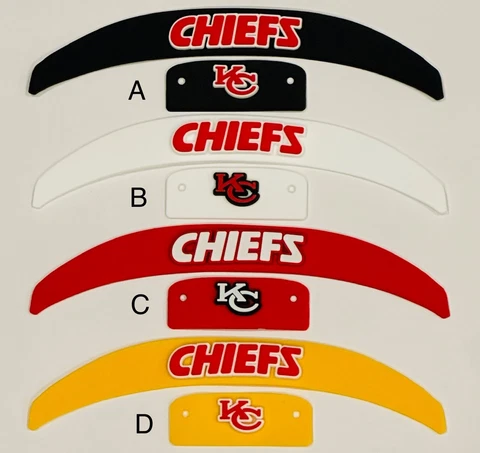 Chiefs MINI Helmet 3D Bumpers, Speed Version Cover