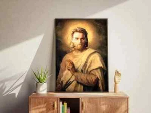 Jesus poster Obi Wan Kenobi Print Space Jesus Style Star Wars Movie Wall Art - Picture 1 of 4