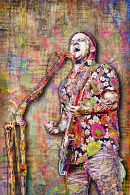 Isaac Brock of Modest Mouse Poster, Modest Mouse Tribute Fine Art Free Shipping - Image 1 of 4