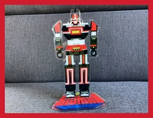 FIGURINE ACRYLIQUE PVC BIOMAN ROBOT CHOUCHENSHI 1984 POWER RANGERS CLUB DOROTHÉE - Imagen 1 de 5
