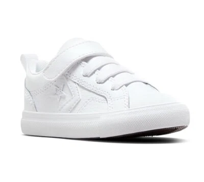 New Converse Pro Blaze Little Boys' Leather Strap Shoes Size 10 Toddler White - Image 1 of 4