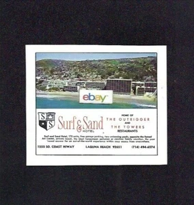SURF & SAND HOTEL & TOWERS SO COAST HIGHWAY IN LAGUNA BEACH ON THE BEACH 1969 AD - Bild 1 von 1