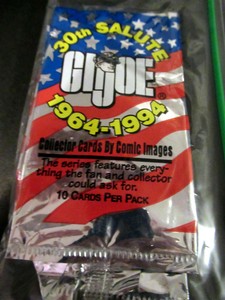 1994 GI Joe 30th Salute Card Pack Wrapper ONLY