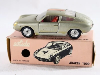 Solido N° 124 Fiat Abarth 1000 In Scatola 1/43 - Immagine 1 di 4
