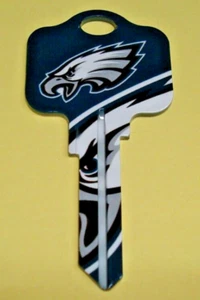 🏈 Gift Idea NFL PHILADELPHIA EAGLES KWIKSET KW1, KW10, KW11 UNCUT KEY BLANK - Picture 1 of 2