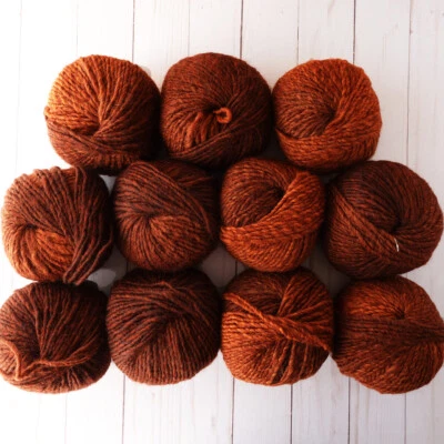 Katia Venus ~ Lot of 11 ~ #6808 Rust/Brown ~ Color Gradient ~ Aran - Image 1 of 4