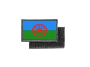 Patch ecusson imprime badge drapeau roms romani gitan tzygane - Imagen 1 de 1