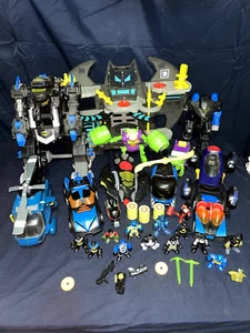 FISHER PRICE IMAGINEXT DC COMICS BATMAN LOT ACTION FIGURES - Picture 1 of 15