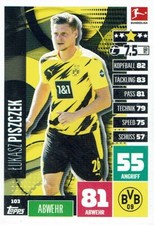 Match Attax 20/21 Bundesliga 2020/2021 Card No. 103 Lukasz Piszczek