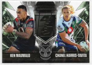 2020 Nrl Traders 4 & 2 (FT 8/8) MAUMALO / HARRIS-TAVITA Warriors 103/200 - Picture 1 of 1
