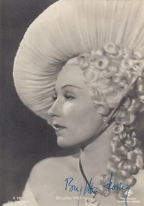 Brigitte Horney Original Autogramm Foto-AK uralt Theater Film Rollenfoto 2406075 - Picture 1 of 2
