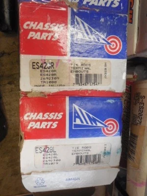 AIM Pair Of Front Inner Tie Rod Ends #ES428R/L Fits Plymouth Trailduster 74-78 - Image 1 of 4