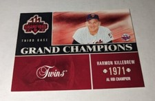 2003 Donruss Champions Grand Champions Harmon Killebrew #GC-6 HOF Insert Card