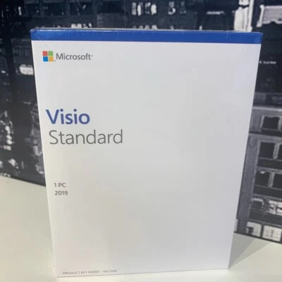 Microsoft Visio 2019 Standard Original UK 365 New & Sealed - Image 1 of 4
