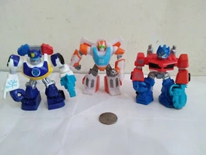 Hasbro Transformers Rescue Bots Actionfiguren - Optimus Prime, Firebot - Bild 1 von 9